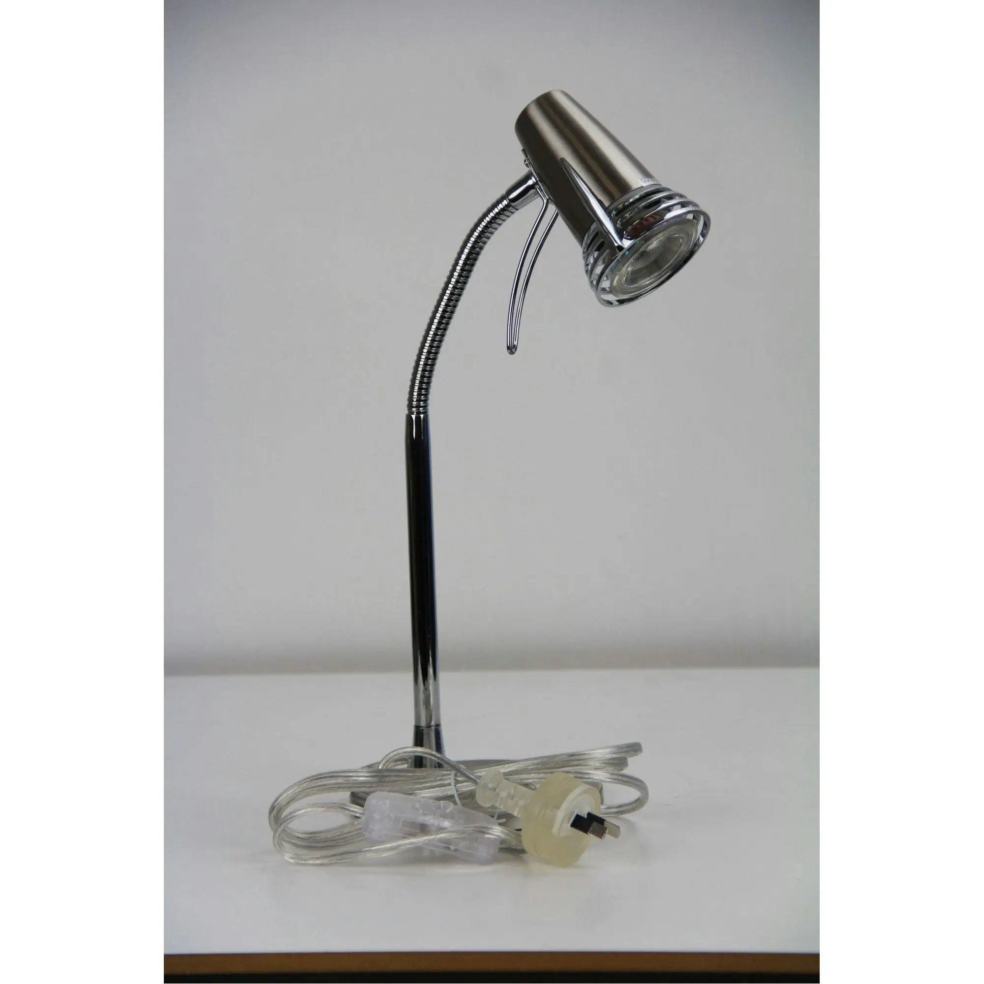 SCOOT Compact LED Task Lamp Brushed Chrome