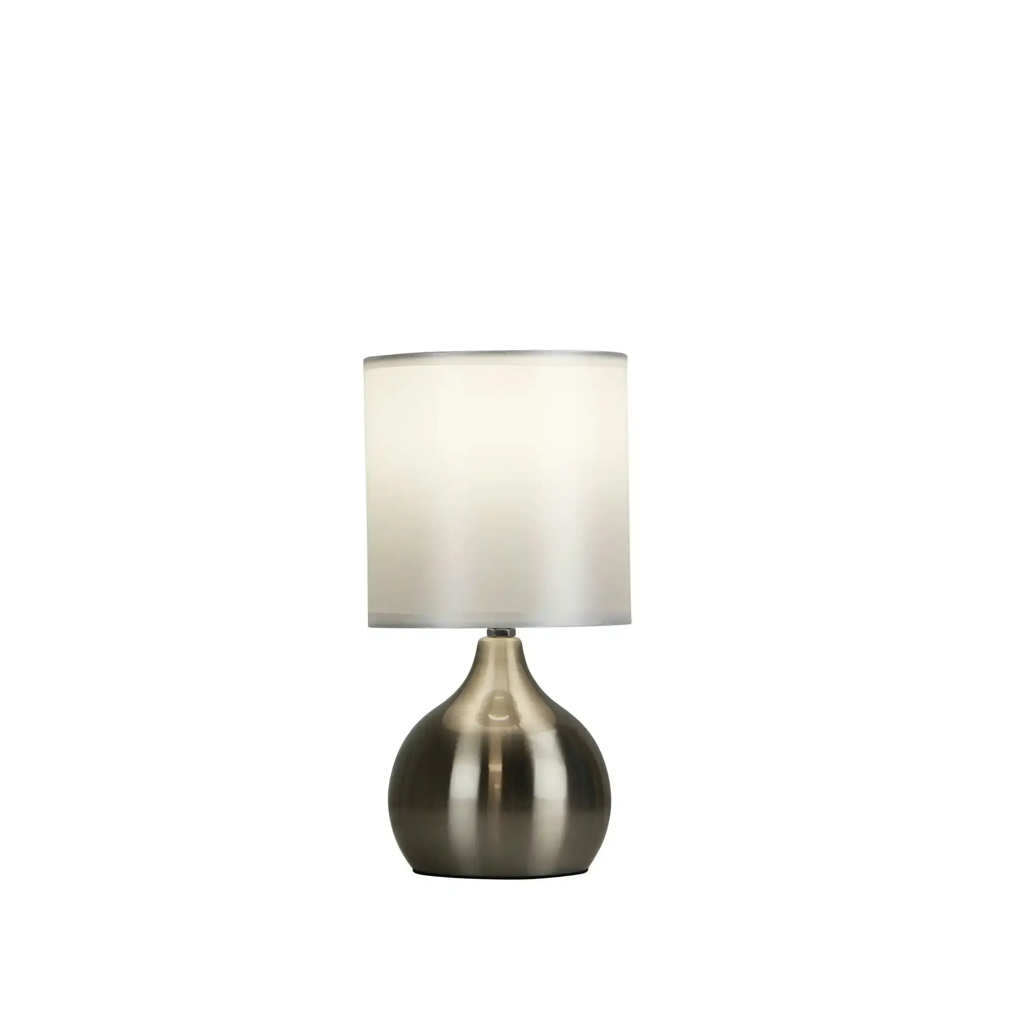 LOTTI ON / OFF Touch Lamp Brushed Chrome Finish