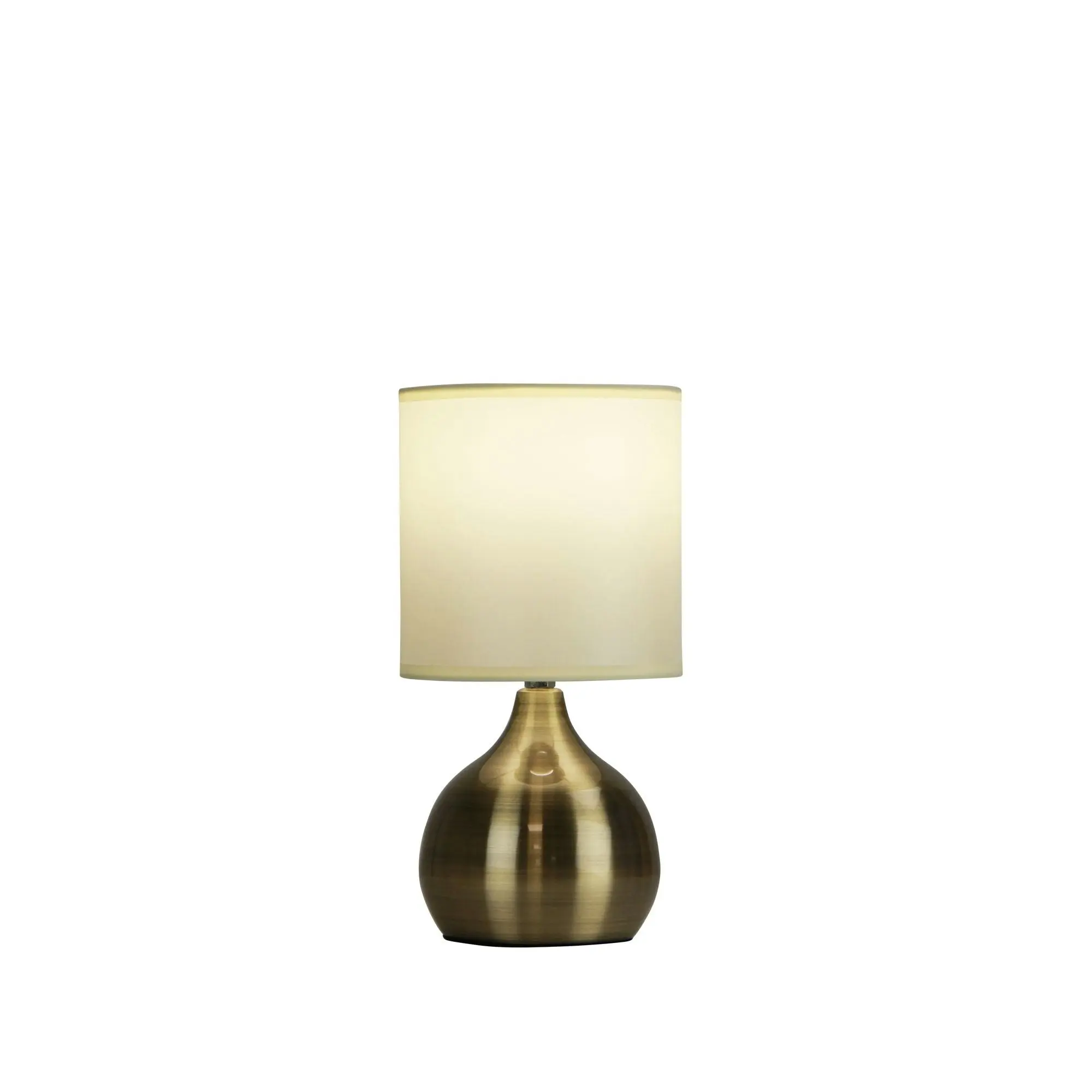 LOTTI ON / OFF Touch Lamp in Antique Brass Finish