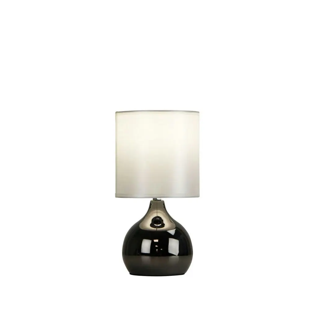 LOTTI ON / OFF Touch Lamp in Gunmetal Finish