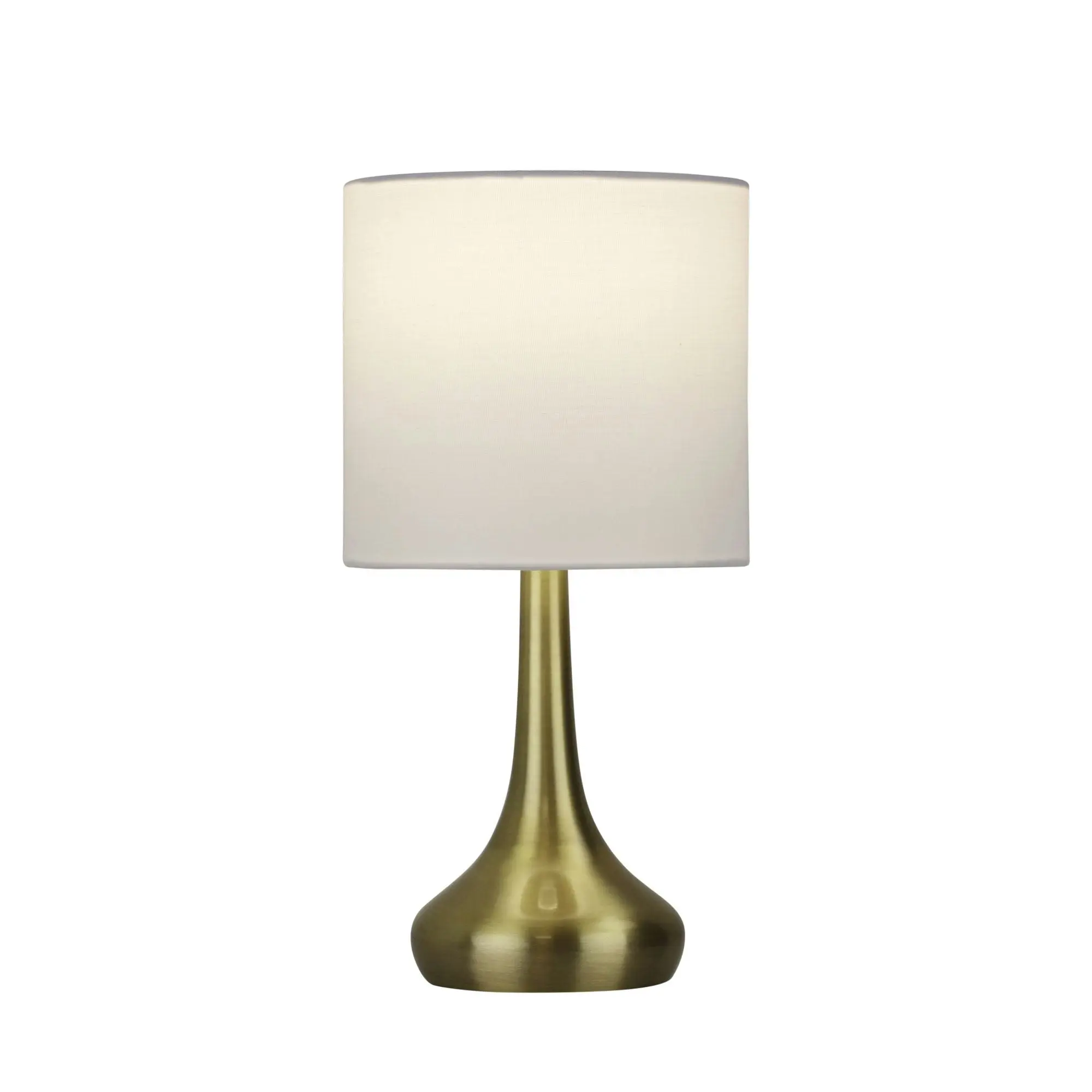 LOLA ON / OFF Touch Lamp in Antique Brass Finish