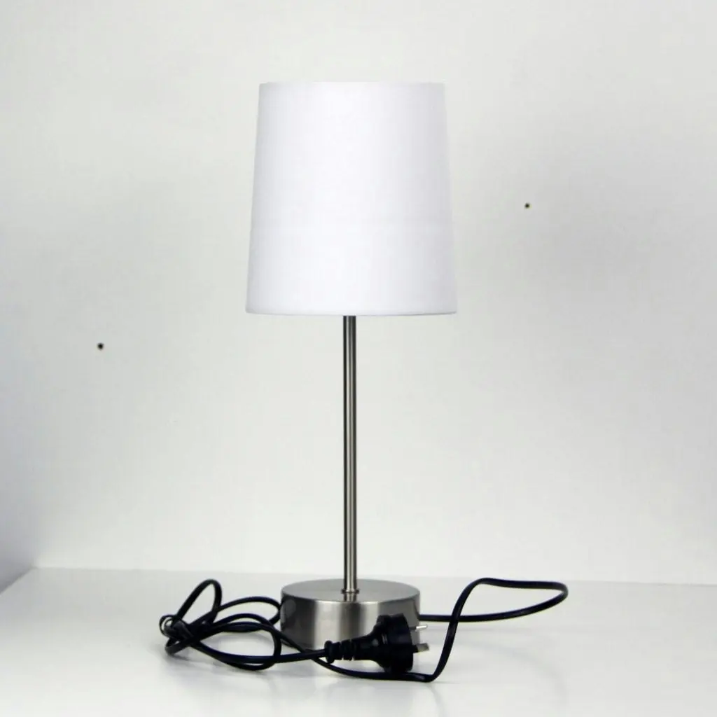 Lancet ON-OFF Touch Lamp White Shade