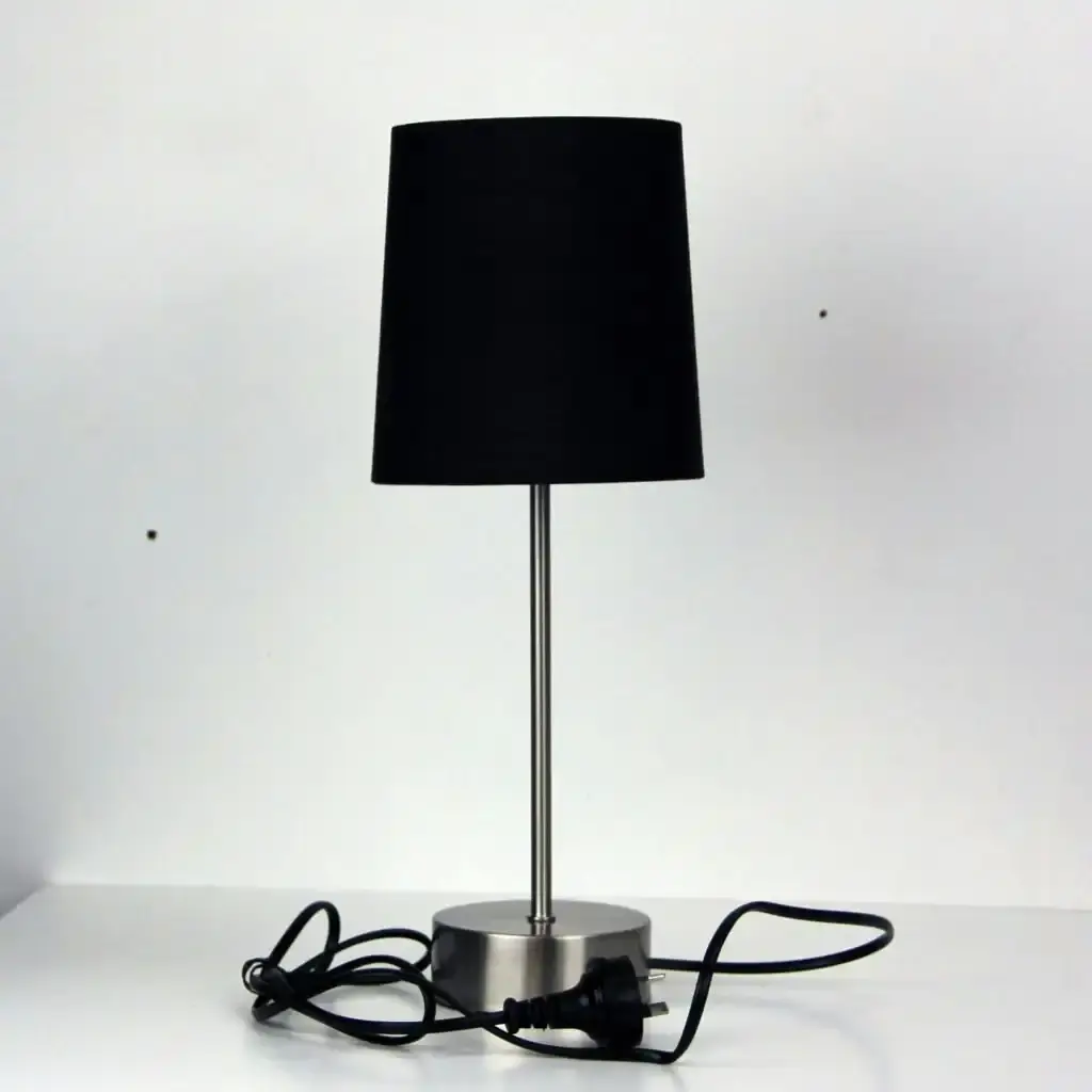 Lancet ON-OFF Touch Lamp Black Shade