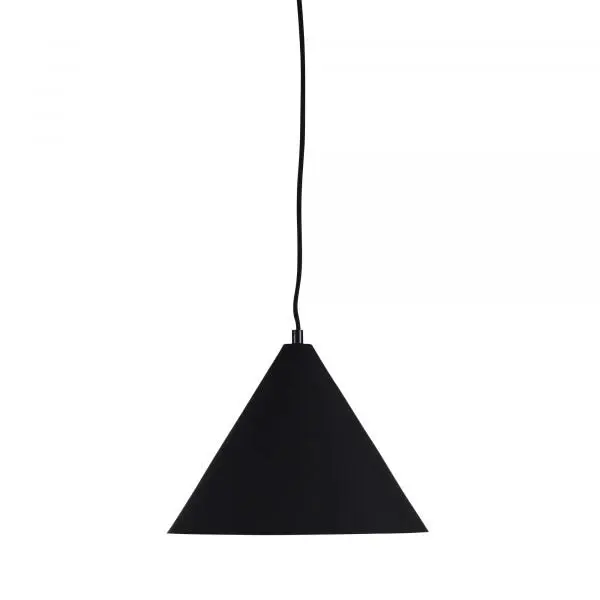 CONIC.28 Stylish Conical Black Pendant