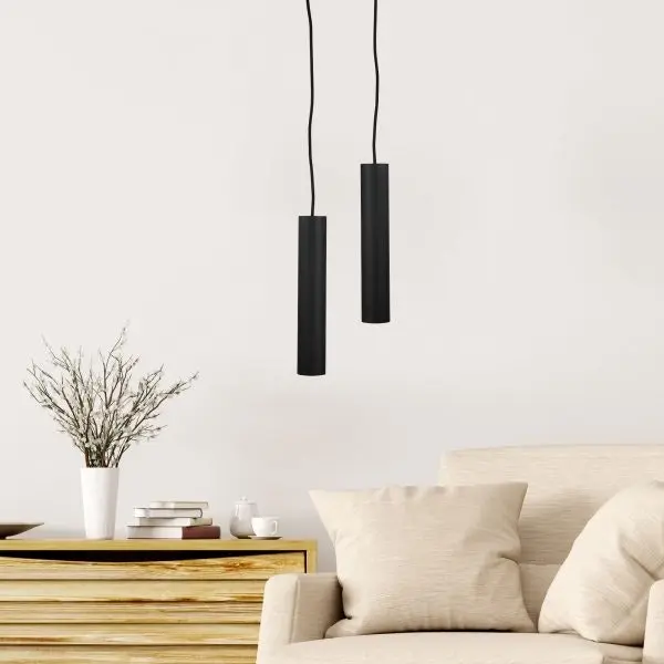 TIG Urban Retro Pendant LED Ready Black