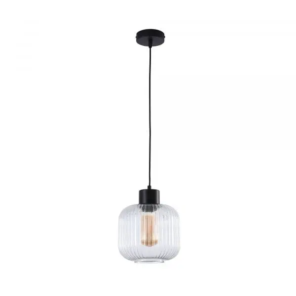 MILLER.200 Ribbed Glass Pendant