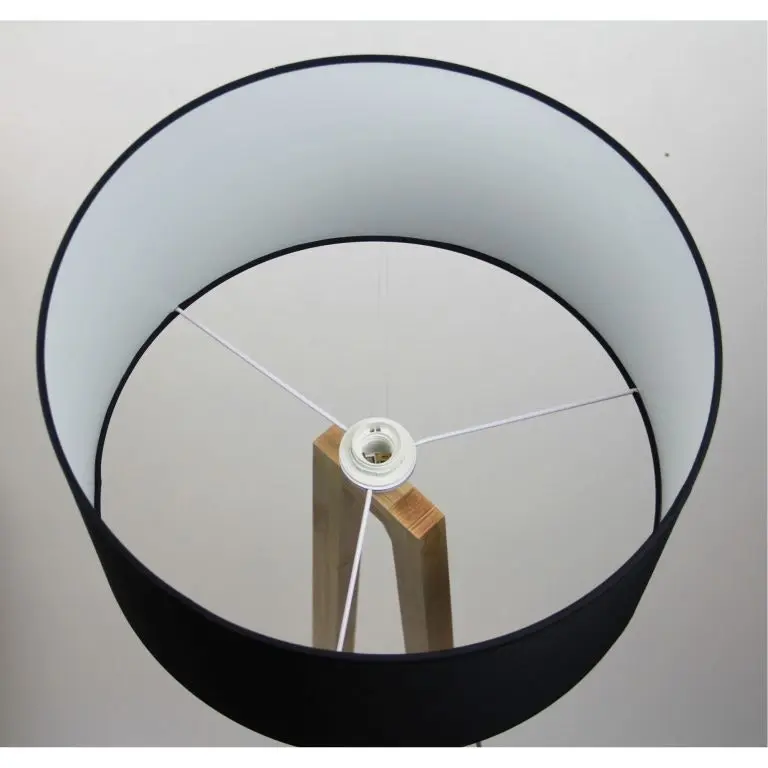 Black Scandi Floor Lamp