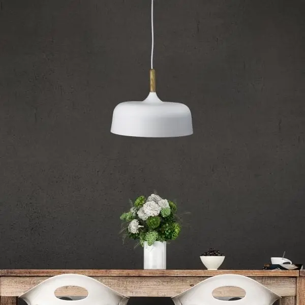 MALT.32 Urban Retro Industrial Style Pendant White