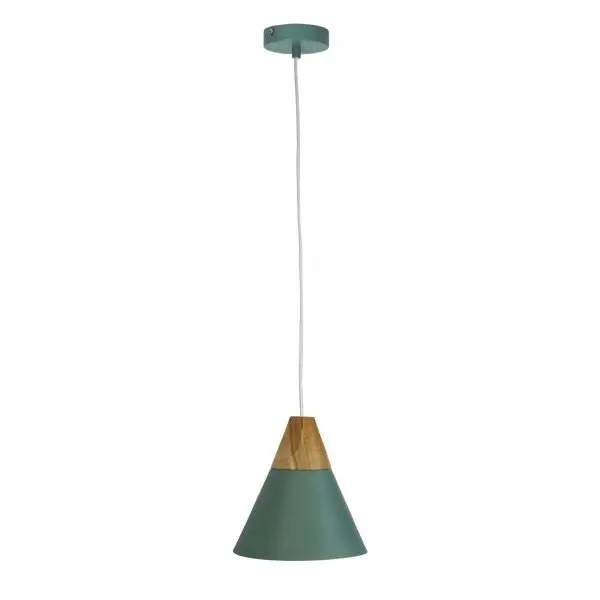 TRIGO.20 Stylish Conical Green Pendant