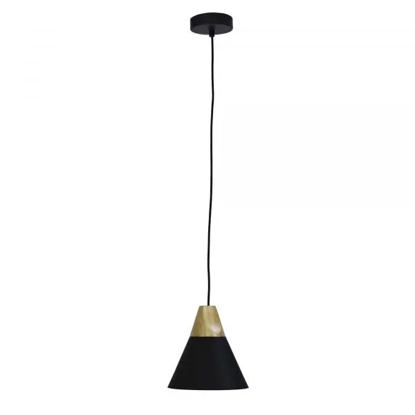 TRIGO.20 Stylish Conical Black Pendant