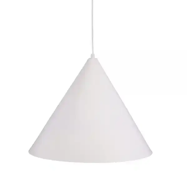 CONIC.45 Stylish Conical White Pendant