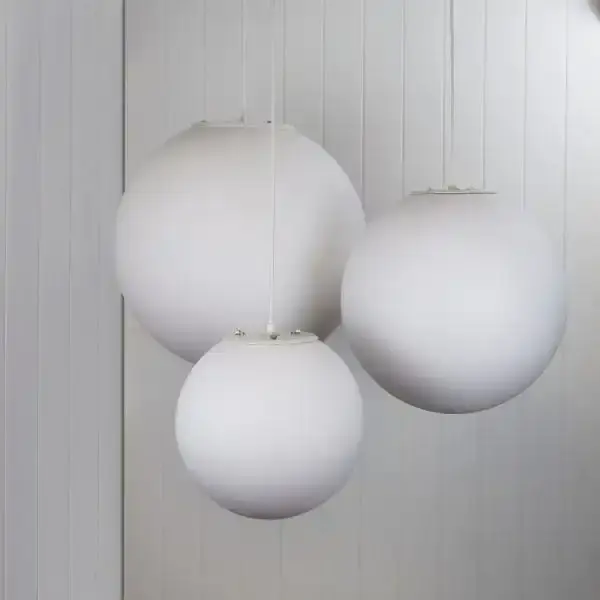 PHASE 30 White Acrylic Sphere Pendant