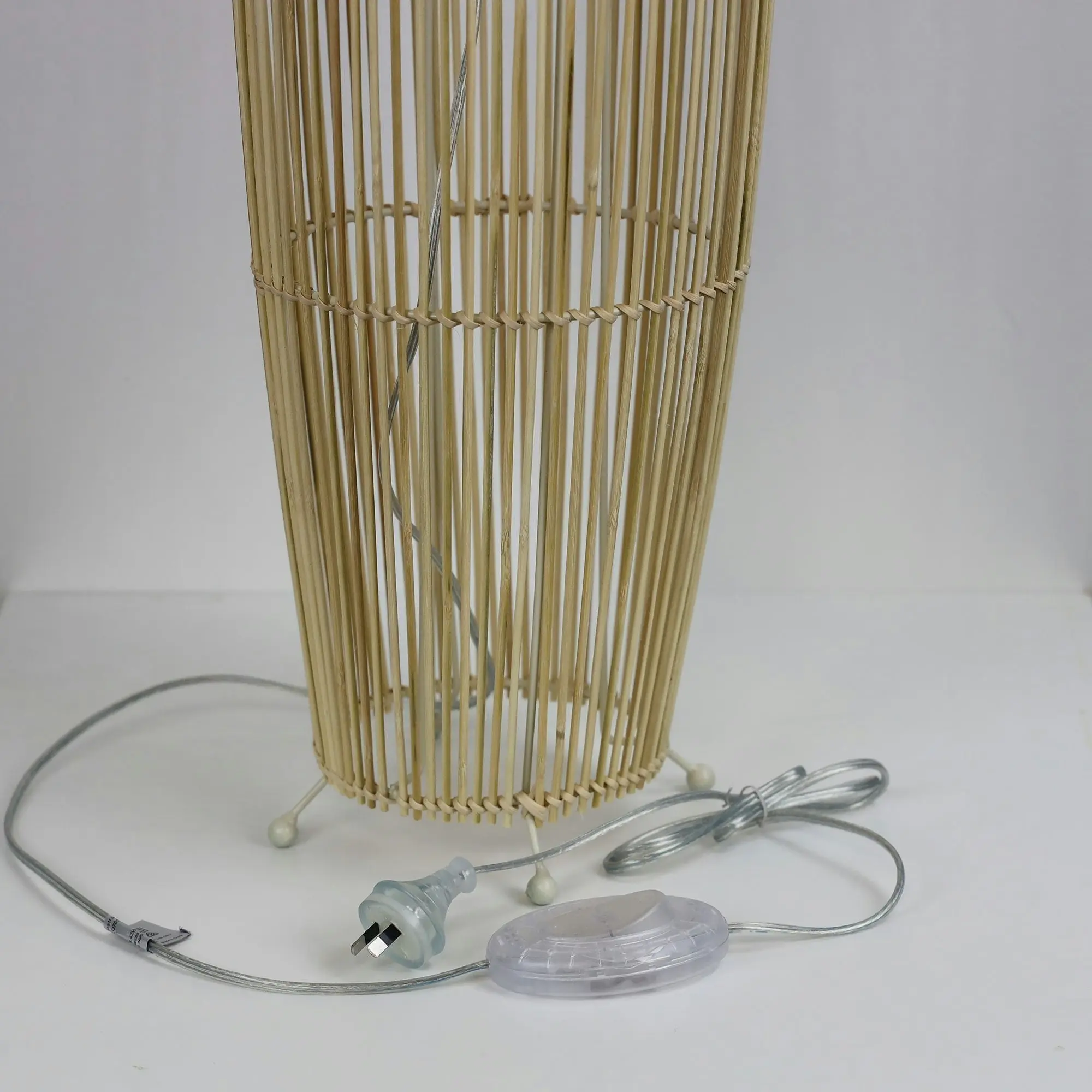 MATRAM Rattan Cane Floor Lamp