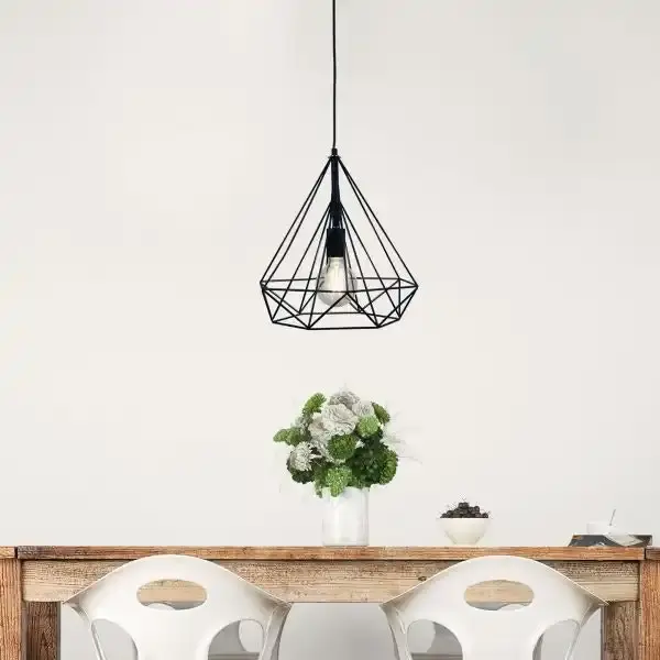 LENOX Black Geometric Urban Style Pendant