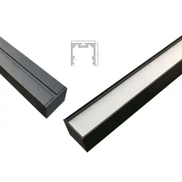 SHARD.1800 CCT Slimline LED Pendant Black