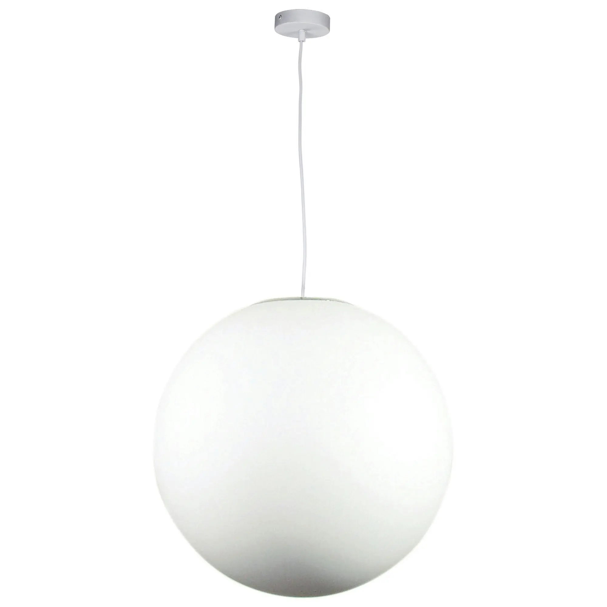 PHASE 50 White Acrylic Sphere Pendant