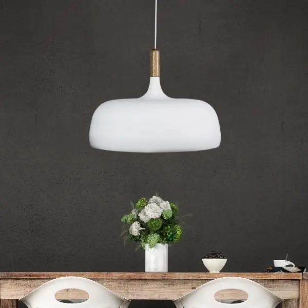 MALT.48 Urban Retro Industrial Style Pendant White