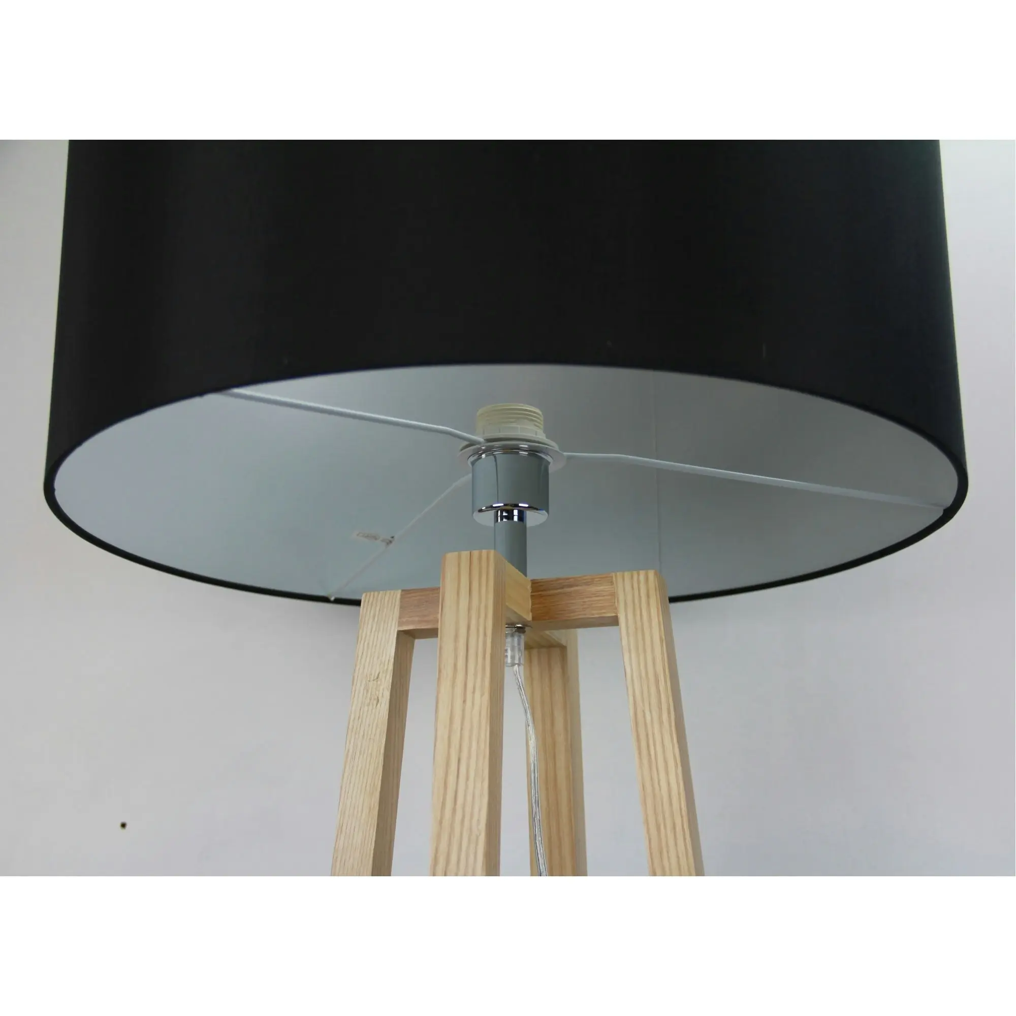 MALMO FLOOR LAMP BASE Timber Floor Lamp Base E27