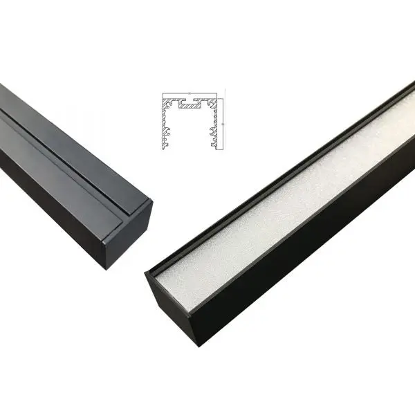 SHARD.1500 4000K Slimline LED Pendant Black