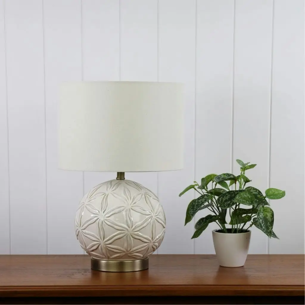 ARIEL Ceramic Table Lamp with Shade