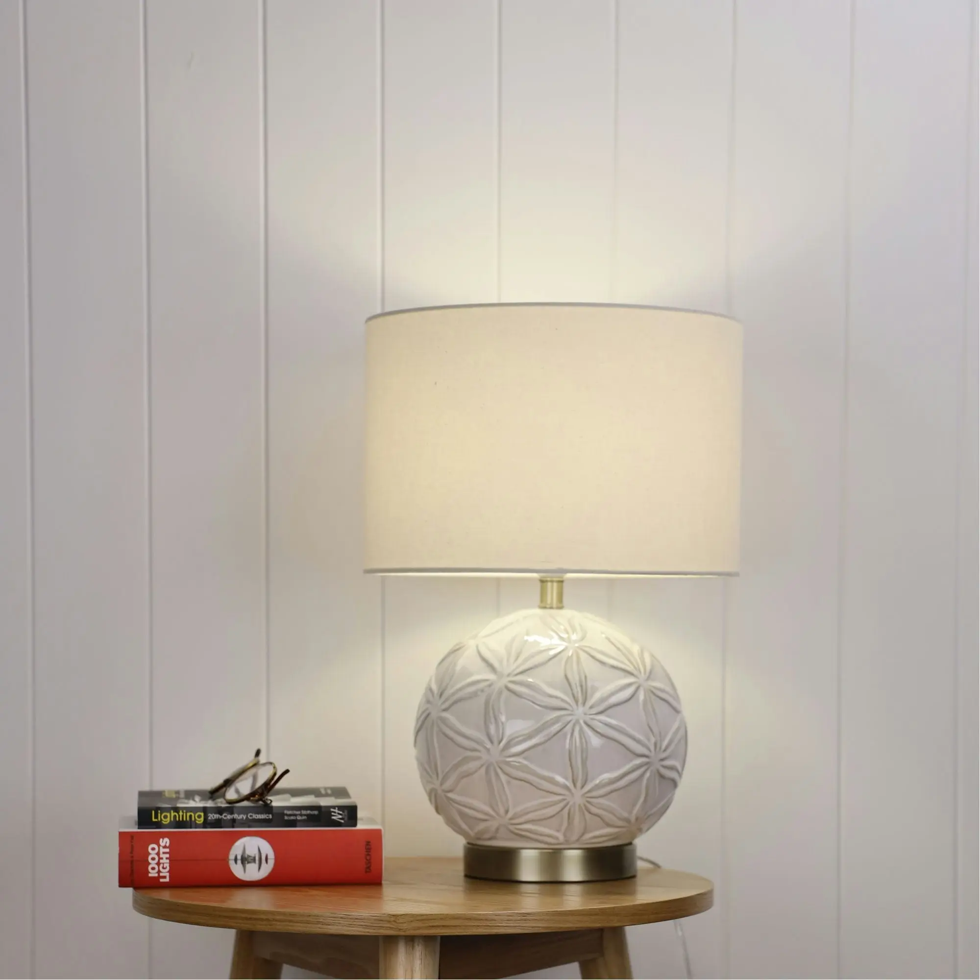 ARIEL Ceramic Table Lamp with Shade