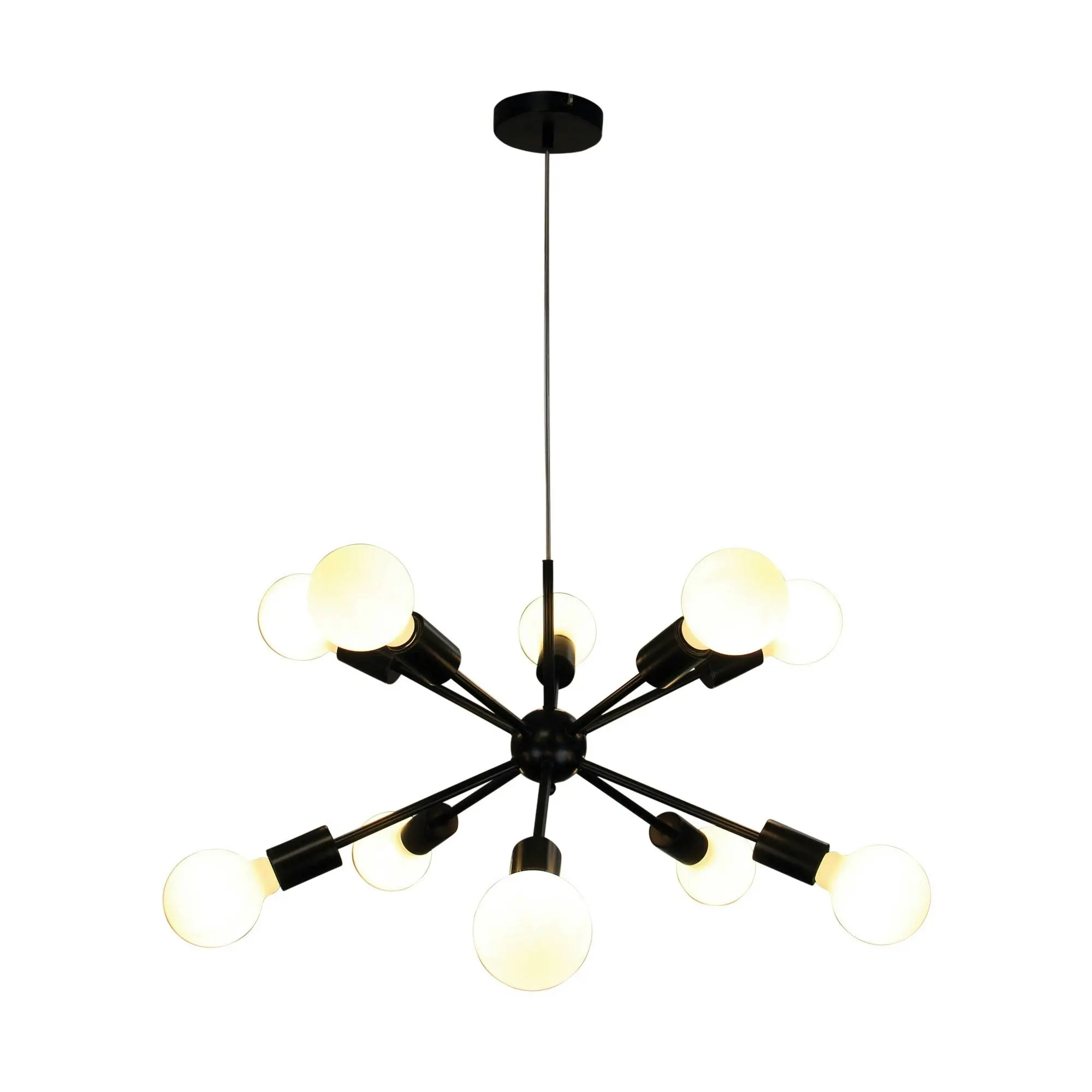 SPUTNIK.10 10-light Groovy Satellite Pendant