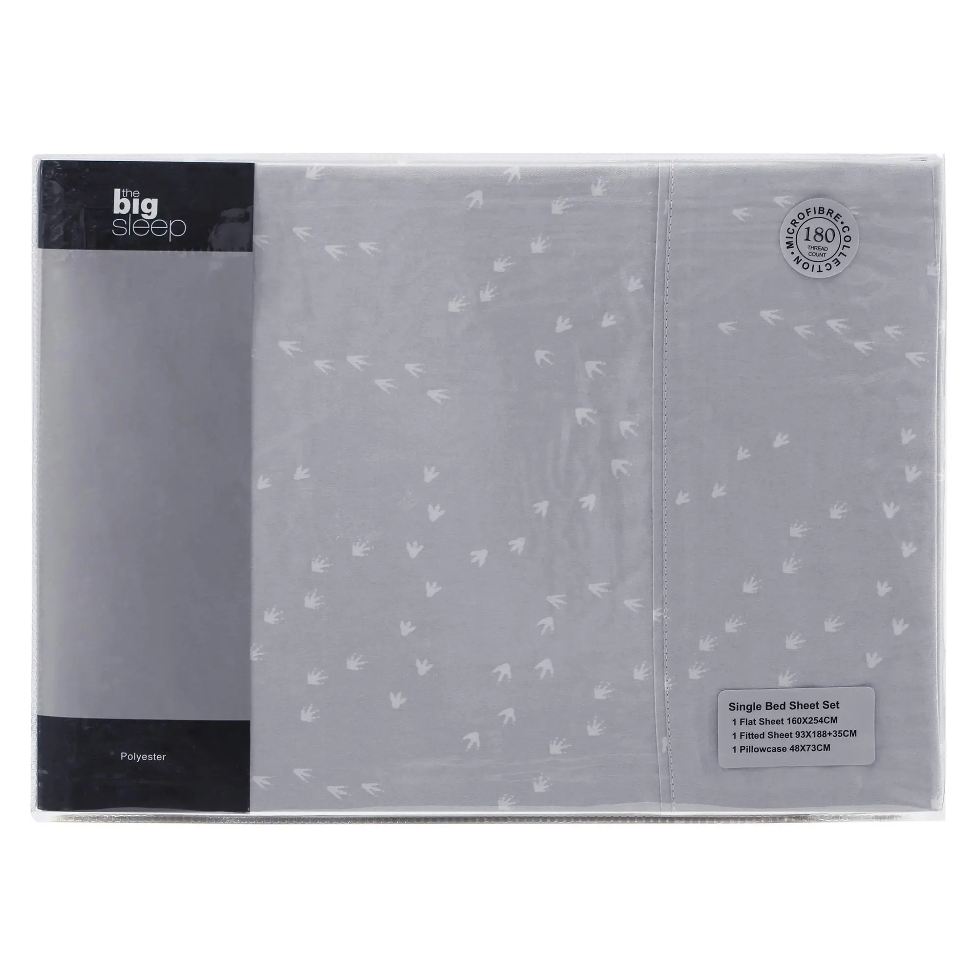 The Big Sleep Paws Printed Microfibre Sheet Set