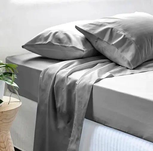 Got To Be Cotton Sateen Sheet Set - Silver