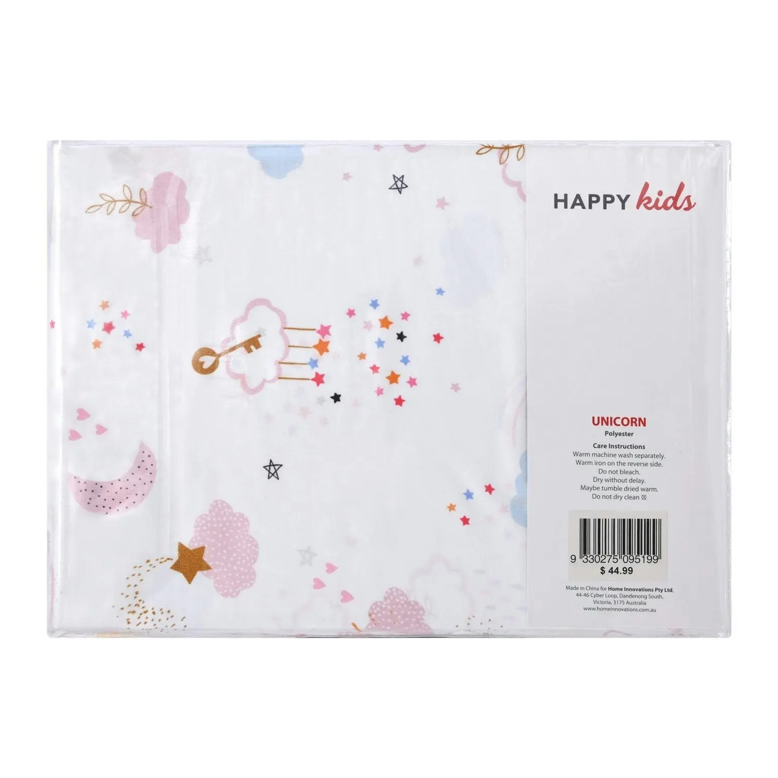 Happy Kids Unicorn Printed Microfibre Sheet Set