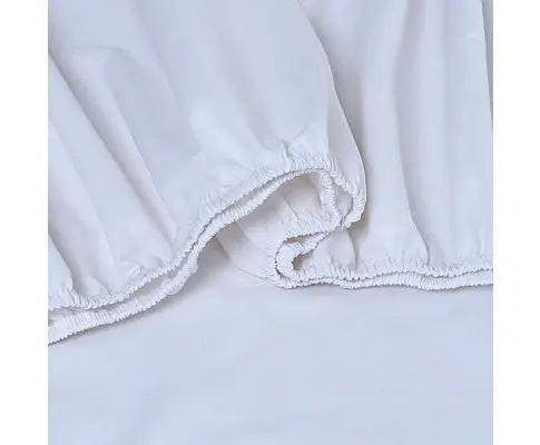 Elan Linen 100% Egyptian Cotton Vintage Washed 500TC Sheets Set - White