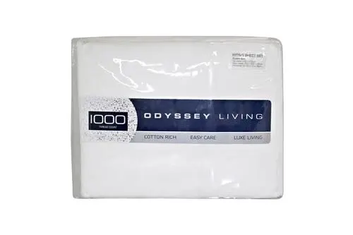 Odyssey Living 1000TC RICH Cotton Sheet Sets - White