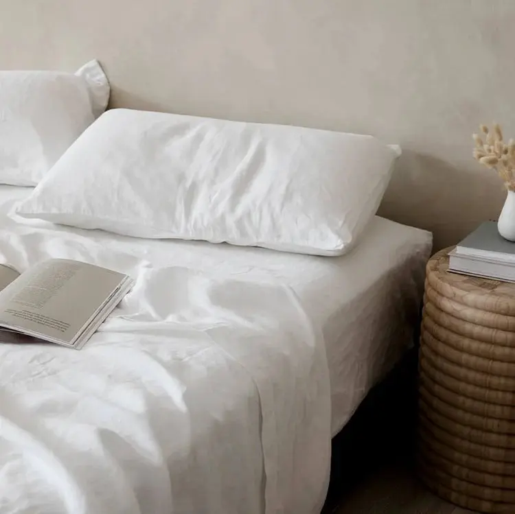 HEMP LINEN SHEET SET WITH PILLOWCASES - 2 Colours