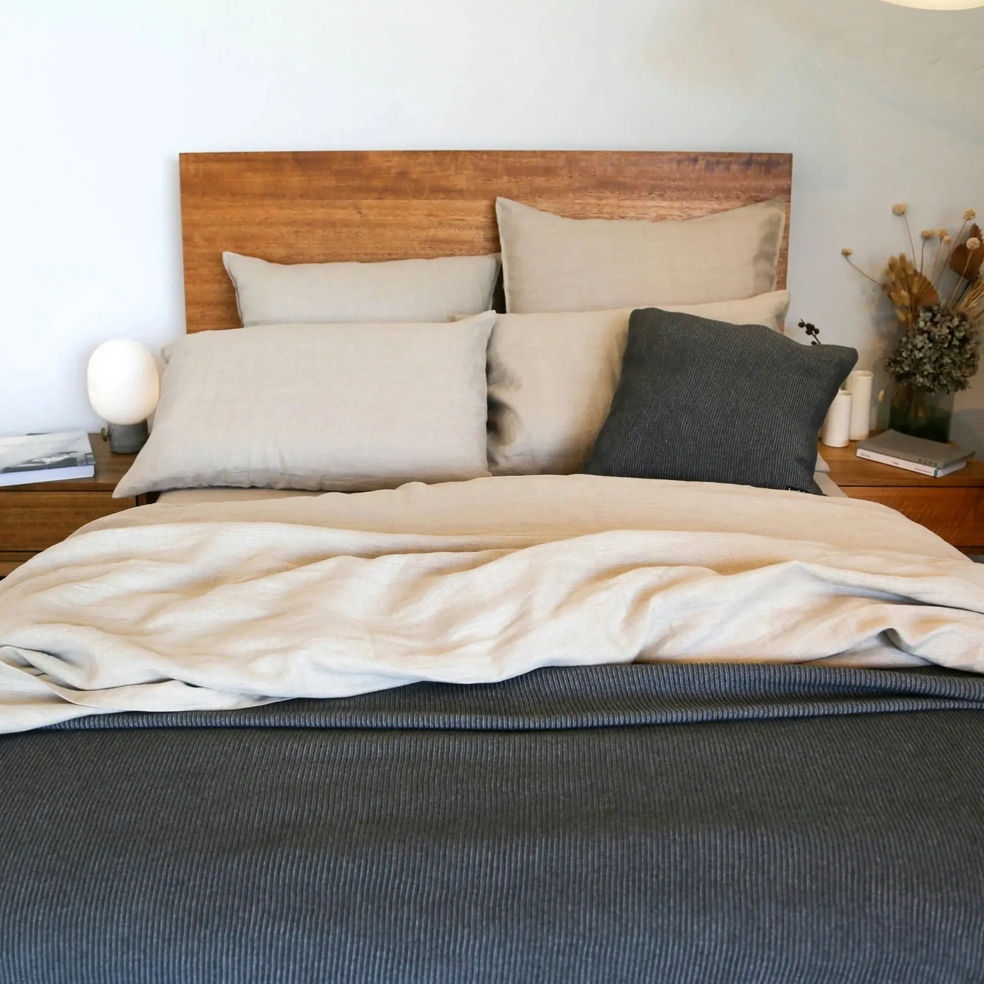 HEMP LINEN SHEET SET WITH PILLOWCASES - 2 Colours