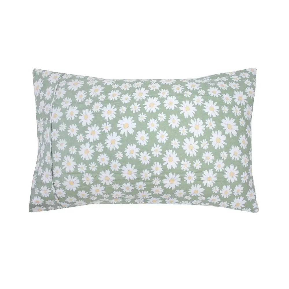 Bambury Daisy Flannelette Sheet Set