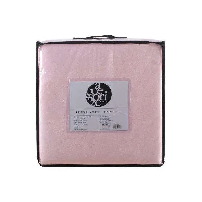 Accessorize SUPER SOFT BLANKETS BLUSH