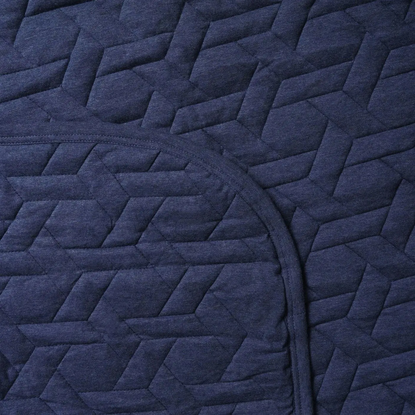 Dreamaker Cotton Quilted Blanket - Navy