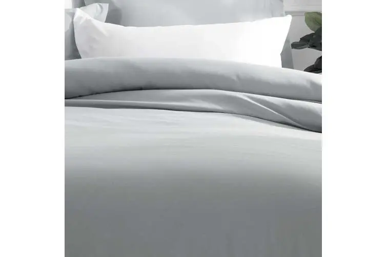 Luxton Pure Soft Quilt Cover Set - Pewter Colour