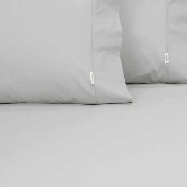 Algodon "300TC Cotton" FITTED SHEET Combo Set - SILVER