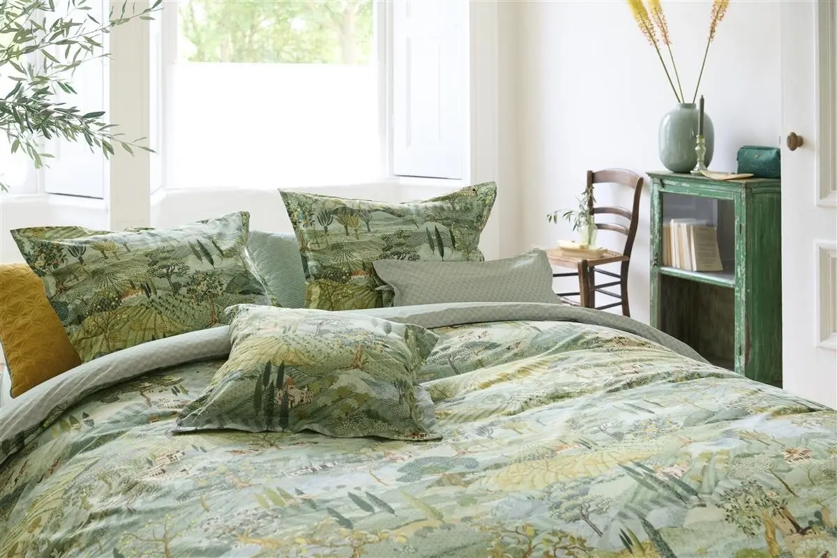 PIP Studio Toscana Green Cotton Quilt Cover Set