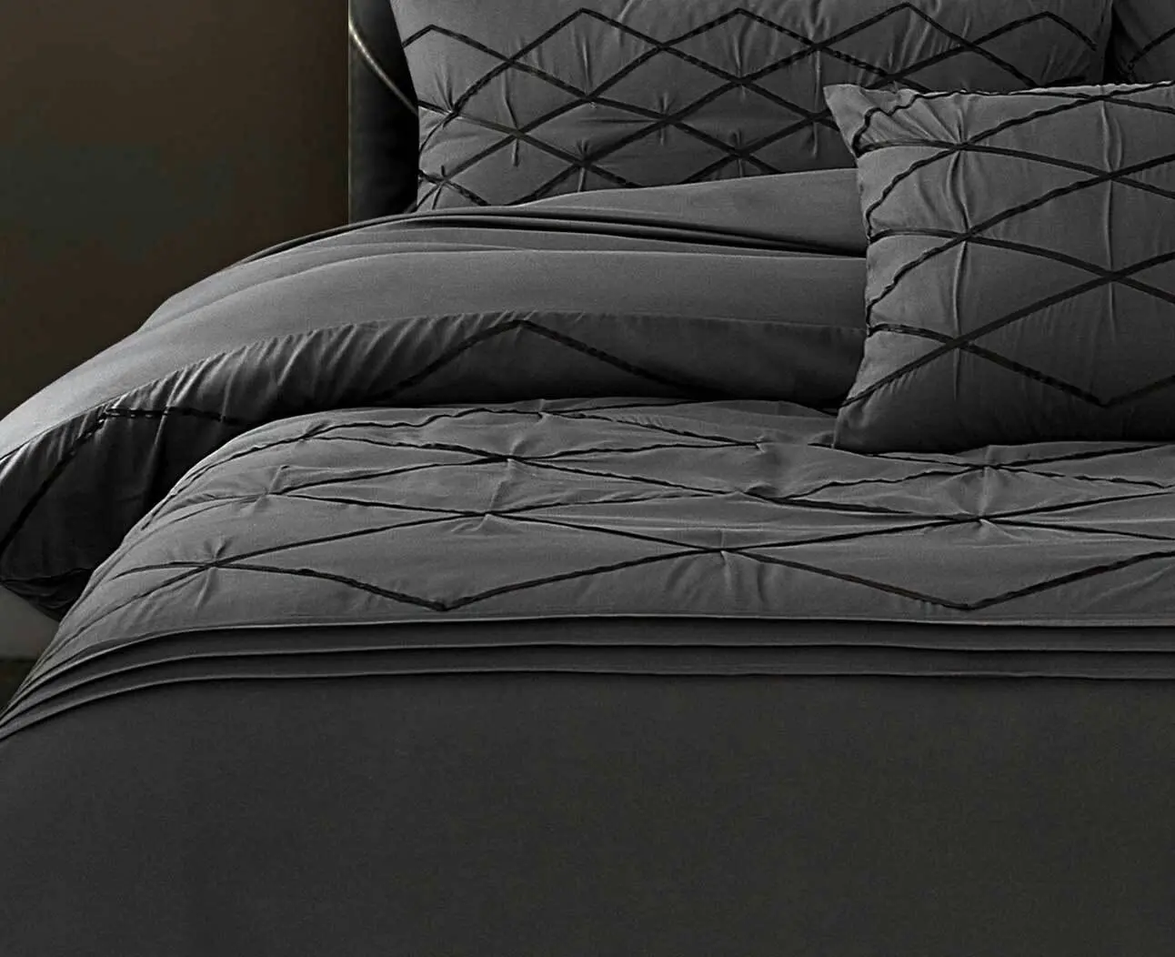 Luxton Alden Grey Quilt Cover Set