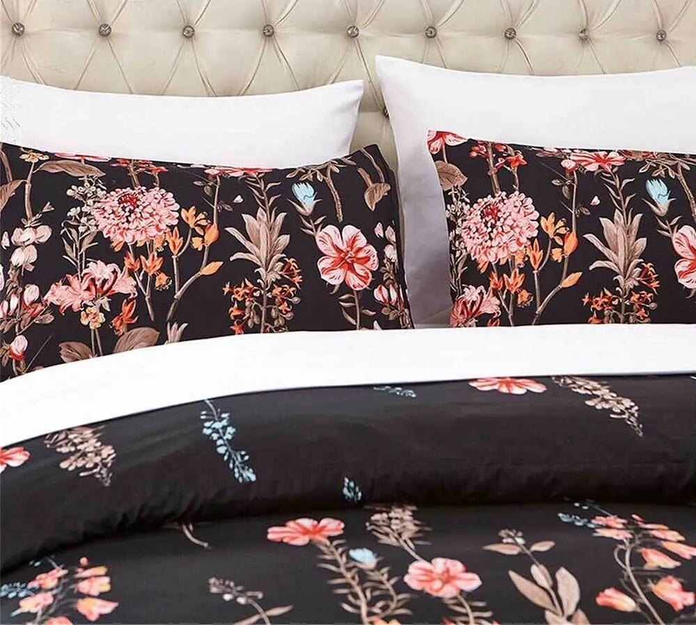 Luxton Kyra Black Quilt Cover Set