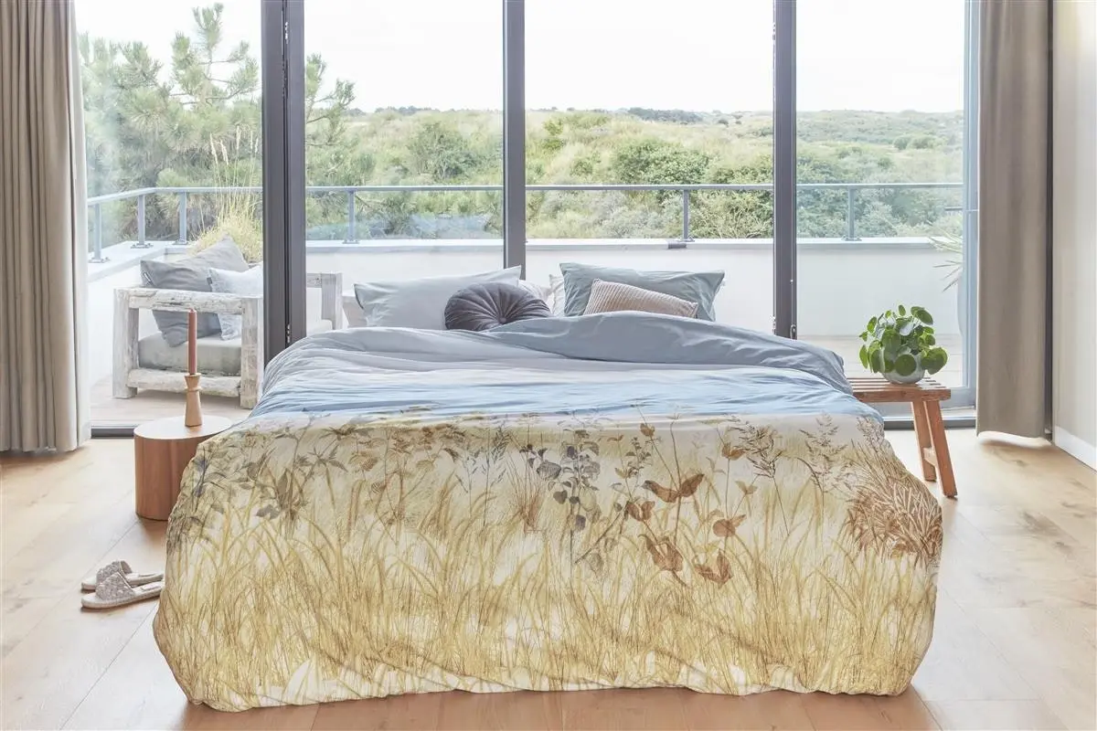 Bedding House Dunes Natural Cotton Quilt Cover Set