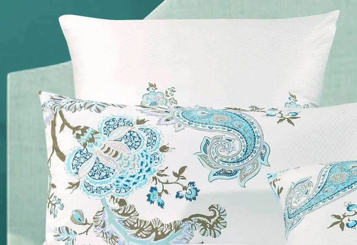 Luxton Blue Paisley Cotton Quilt Cover Set