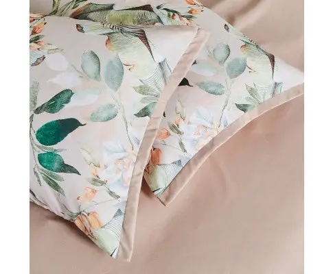 Gioia Casa Botanical Celine Microfibre Quilt Cover Set