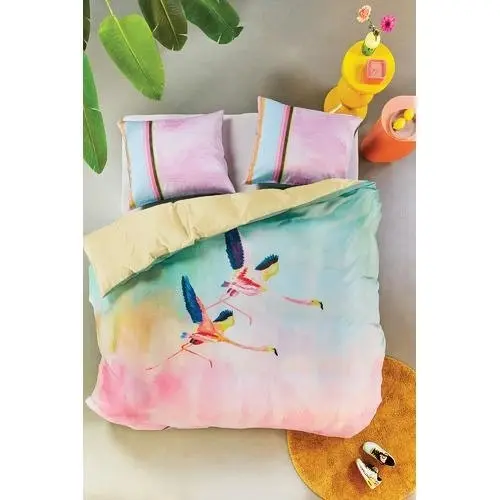 Bedding House Colourful Birds Multi Sateen Quilt Cover Set