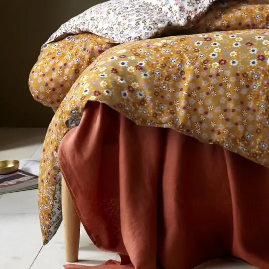 Accessorize Lisa Quilt Cover Set Range Ochre