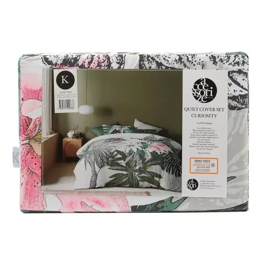 Accessorize Curiosity Quilt Cover Set Range Multi