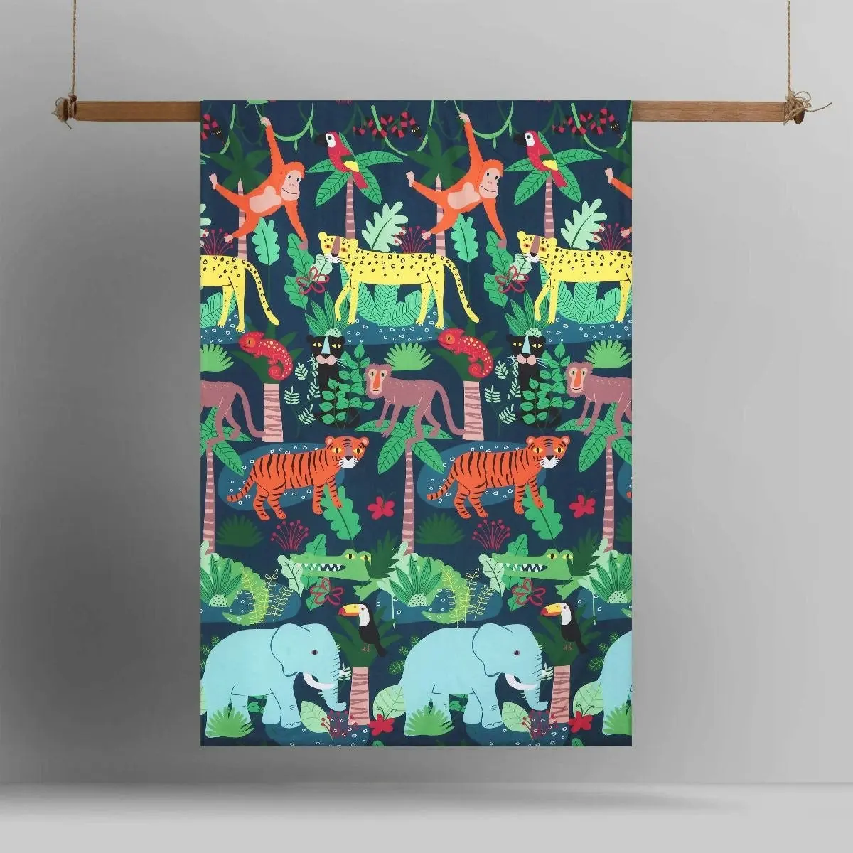 Happy Kids Rainforest Glow in the Dark Quilt Cover Set