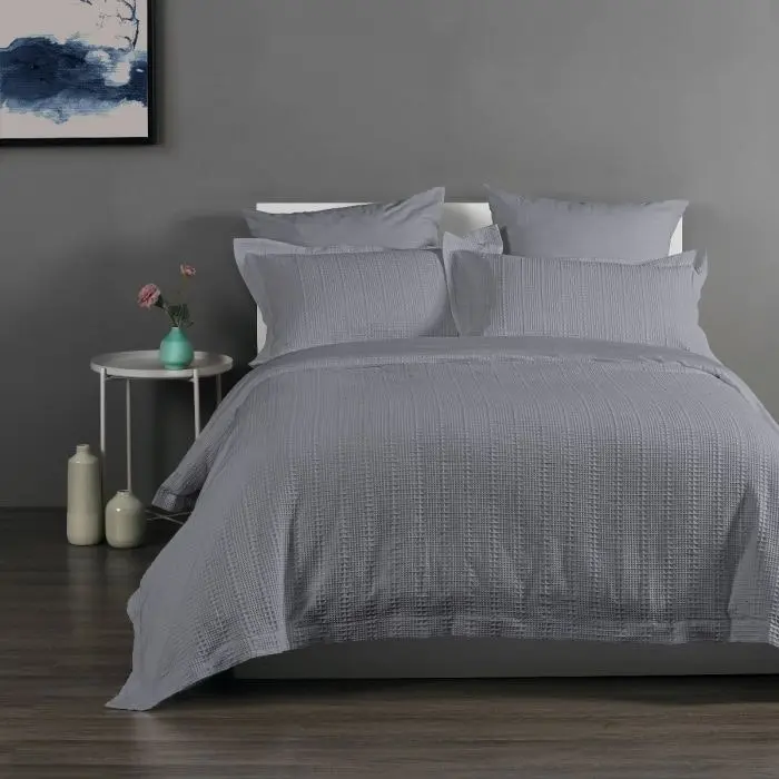 Onkaparinga Yarra Quilt Cover Set - Grey