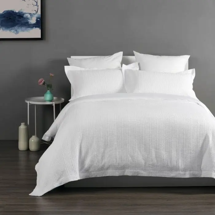 Onkaparinga Yarra Quilt Cover Set - White